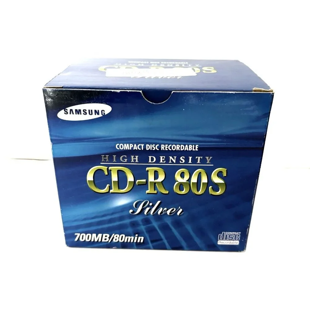 NEW Samsung 10 Pack Digital High-Density CD-R80S Jewel Case 80 Min/700MB